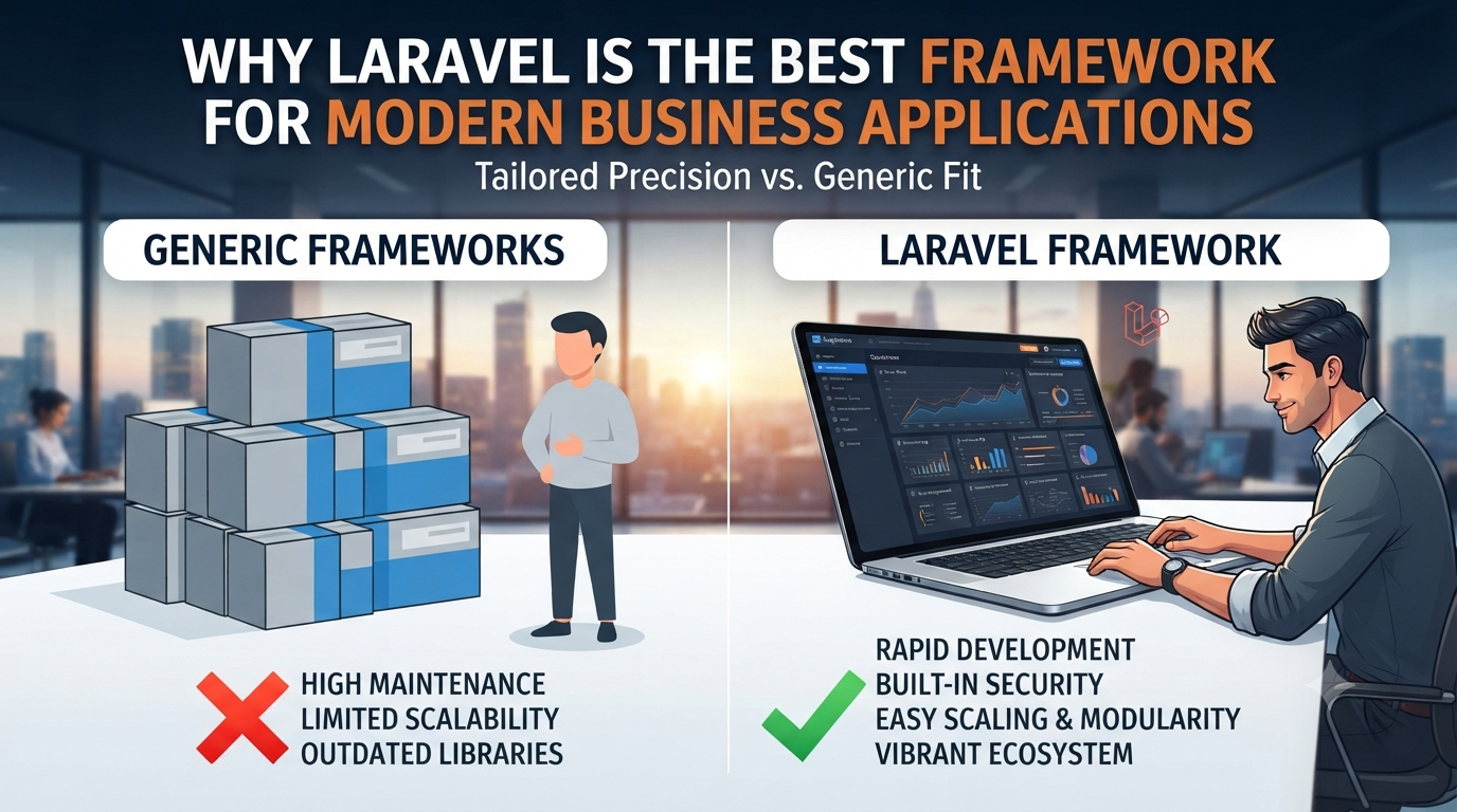 Why Laravel Reigns Supreme: The Best Framework for Modern Business Applications 🚀