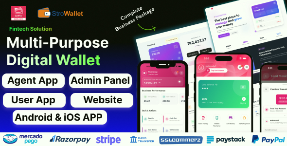 CardFlow - Multi-Purpose Fintech Wallet & Payment Platform (Web + Mobile)